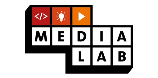 logo van het medialab van de bibliotheek eemland in amersfoort